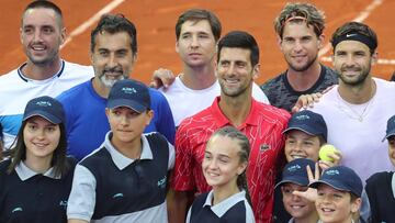 Dominic Thiem en el Adria Tour.