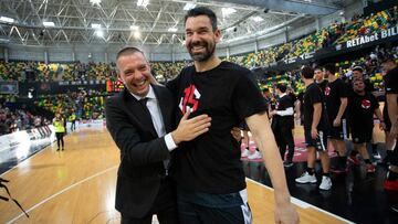 Rafa Martínez, con Salgado