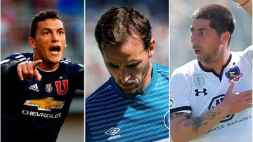 Isaac Díaz, José Pedro Fuenzalida y Jaime Valdés.