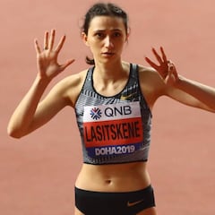 Lasitskene, “devastada” por no poder competir a nivel mundial