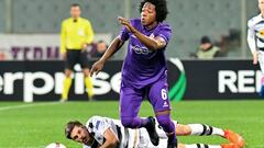 Carlos Sánchez, eliminado con Fiorentina de Europa League