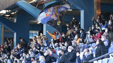 Partido Deportivo de La Coru&ntilde;a - Langreo. afici&oacute;n grada