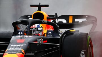 MONTREAL, QUEBEC - JUNE 17: Max Verstappen of the Netherlands driving the (1) Oracle Red Bull Racing RB19 on track during qualifying ahead of the F1 Grand Prix of Canada at Circuit Gilles Villeneuve on June 17, 2023 in Montreal, Quebec.   Dan Mullan/Getty Images/AFP (Photo by Dan Mullan / GETTY IMAGES NORTH AMERICA / Getty Images via AFP)