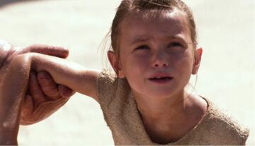 Rey, de niña, en El Ascenso de Skywalker.