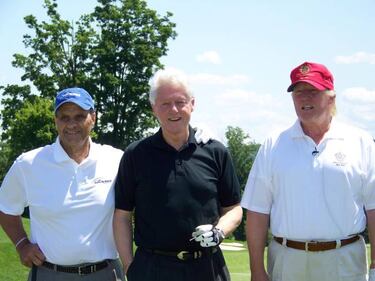 Donald Trump... un gran tramposo jugando al Golf