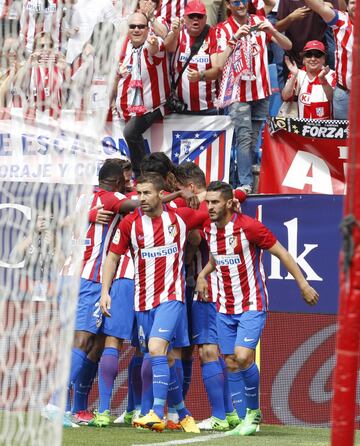 Atlético de Madrid's last game at the Calderón, in pictures