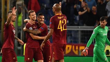 Hat-trick de Dzeko y el Roma cancela su crisis