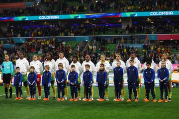 Colombia y Jamaica se enfrentaron por los octavos de final del Mundial Femenino de Australia - Nueva Zelanda 2023 en el AAMI Park de Melbourne.