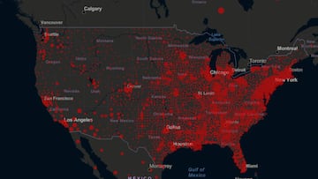 Estados Unidos report&oacute; m&aacute;s de 18 mil casos confirmados en las &uacute;ltimas 24 horas, adem&aacute;s de superar las 100 mil muertes por coronavirus.