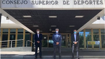 Reunión de la ACFF, Proliga y la LNFS en el CSD.