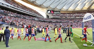 Atlético de Madrid-Villarreal en imágenes