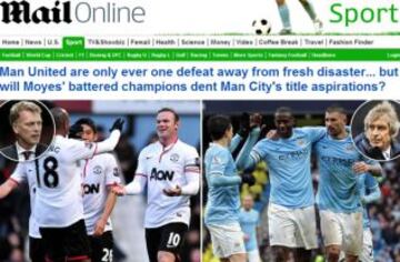 Portadas de la prensa extranjera