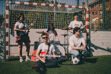 La banda Vicente Caldern, en una foto promocional.