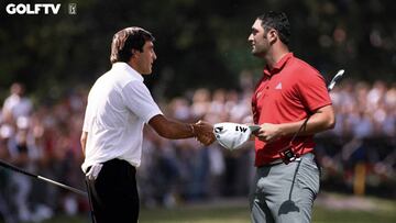 Seve y Jon Rahm.