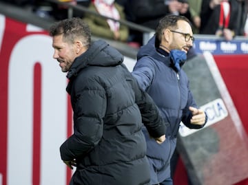 Diego Pablo Simeone y José Bordalás.