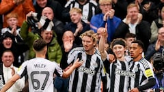 Newcastle 3-0 Benfica: resumen, goles y resultado
