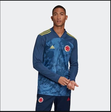 Adidas lanzó la nueva indumentaria alternativa de la Selección Colombia, la cual será de color azul. Tendrá un valor entre los $129.000 y $249.900.