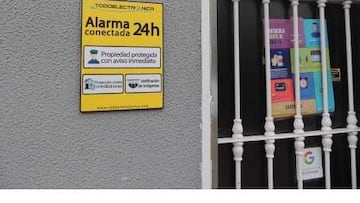 ?Me pueden multar por poner una placa de alarma en casa sin tener el servicio contratado?