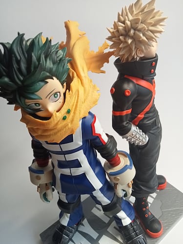 ‘My Hero Academia’ y sus dos explosivas figuras de Izuku Midoriya y Bakugo Katsuki que no te querrás perder