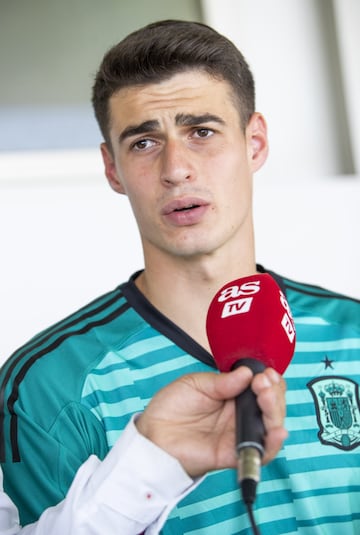 La sesión de fotos de Kepa en su entrevista para el Diario AS