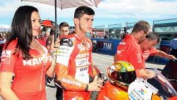 Torres se va de Moto2 con tres podios en su haber.