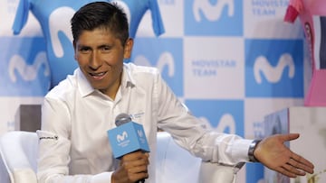 Nairo Quintana habla antes de viajar a Europa para el Tour de Francia.