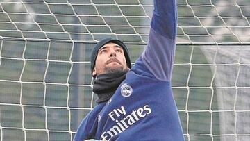 Casilla, a tope en el entrenamiento.