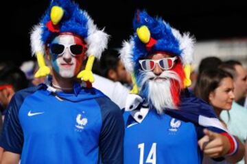 Gran ambiente en la previa de la final de la Eurocopa