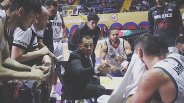 Omar Quintero, coach de la Selección Mexicana de Baloncesto, que disputará la última ventana FIBA.
