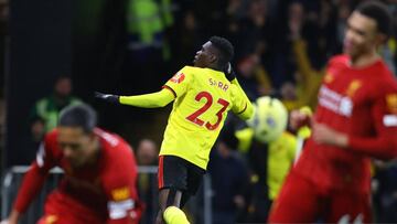 Watford y Liverpool se enfrentan en la fecha 28 de la Premier League.