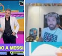 "¿Le dejaste el '10' a Messi?": TyC Sports se cuela en el directo de Agüero y así reacciona...