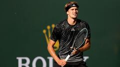 Alexander Zverev, en Indian Wells.