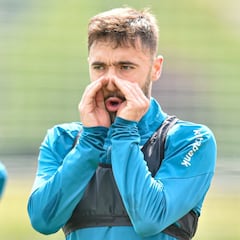 El descartado Unai López, fuera de las sesiones tácticas