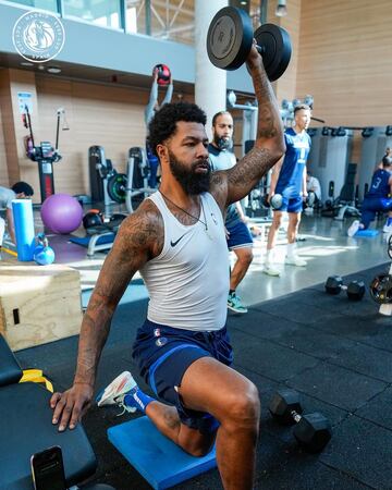 El jugador de los Mavs nacido en Filadelfia, Markieff Morris.