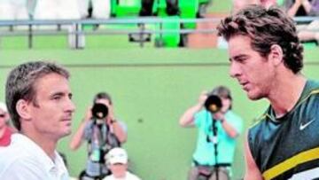 Del Potro fue demasiado para Robredo.