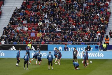 Gran ambiente en el Wanda Metropolitano. 