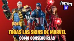 Todas las skins de Marvel en Fortnite y cómo conseguirlas