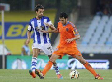 Xabi Prieto y Daniel Parejo