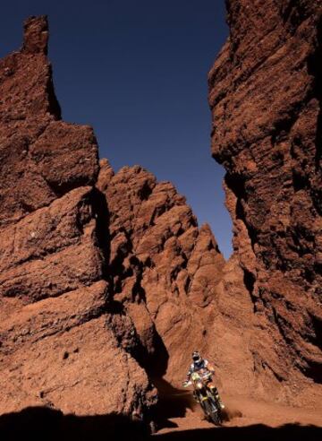 Octava etapa, Salta-Belén. El australiano Toby Price con KTM.