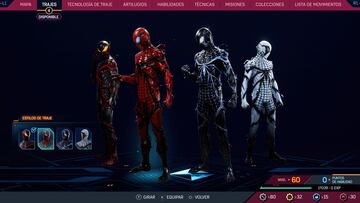 Trajes de Marvel's Spider-Man 2