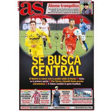 Las portadas de AS de febrero