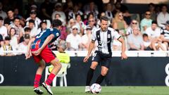 Calero, en el último partido ante la SD Huesca.