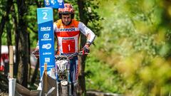 Toni Bou, con la Honda en el TrialGP de San Marino 2023.