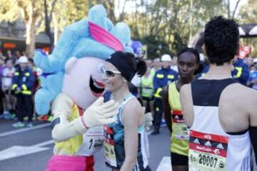 39 edición de la maratón de Madrid. Hoy las calles de Madrid han congregado 33.000 corrredores en las tres carrereas (10 km, medio maratón y maratón)