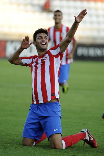 En 2011 el jugador del filial del Atltico de Madrid celebr su gol ante el Celta homenajeando a Kiko.