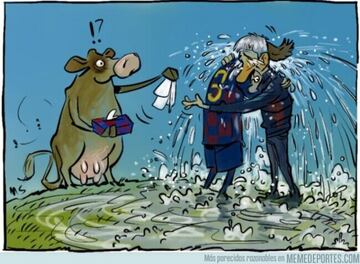 Real Madrid y Barcelona, protagonistas de los mejores memes de la jornada