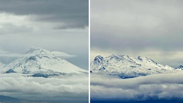 ¡Nevados! Popocatépetl, Iztaccíhuatl y Nevado de Toluca por Primera Nevada en México