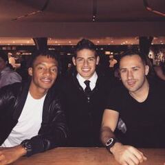 Trío de Selección: James visita a Ospina y a Cuadrado