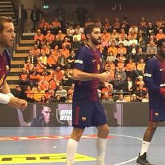 El Barça aprovecha sus rachas para ganar al Kristianstad