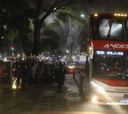 Recibimiento multitudinario a River Plate en Tucumán
